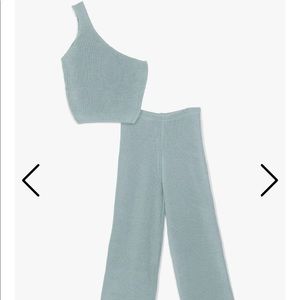 One Shoulder Loungewear Set